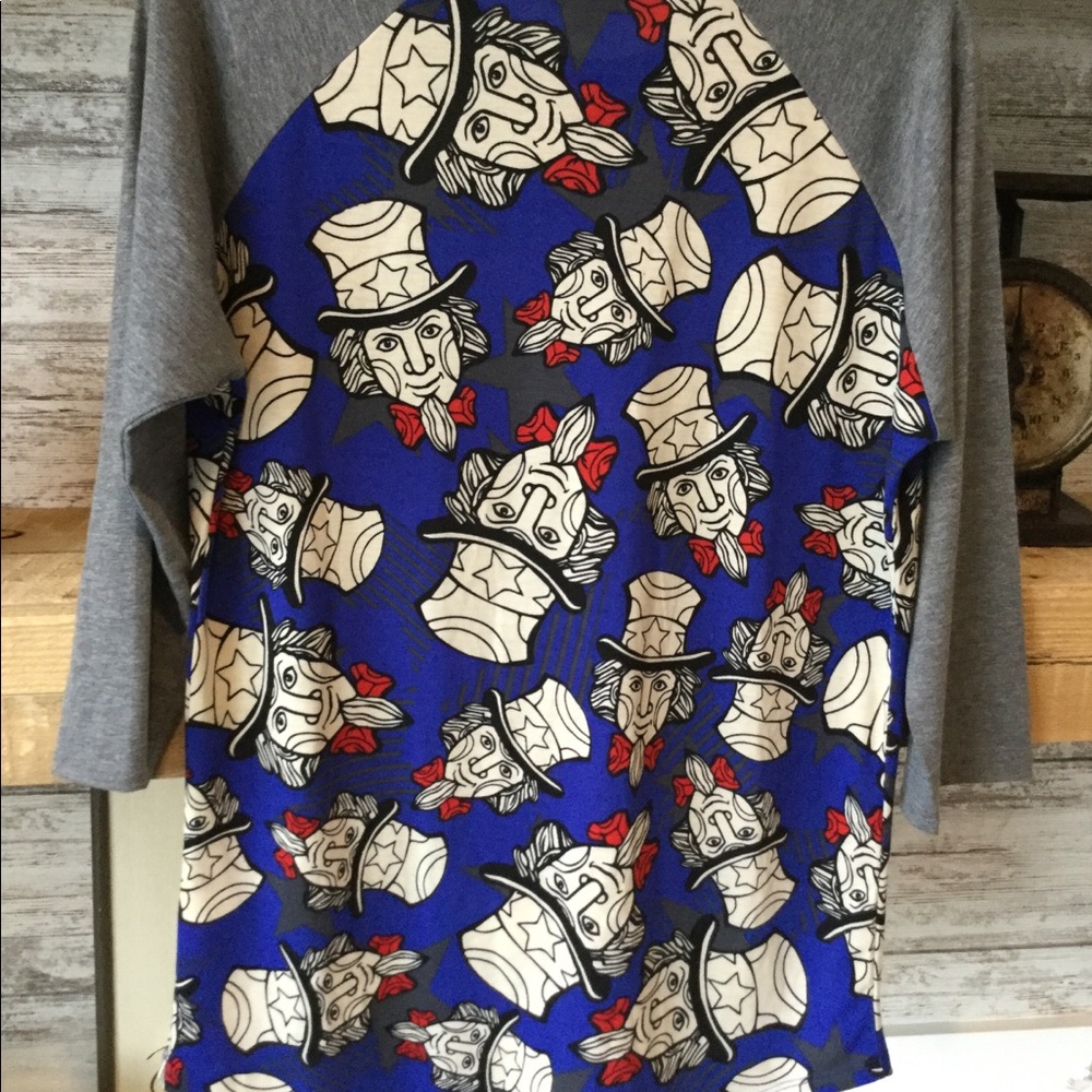 Lularoe Uncle Sam tee size medium - Picture 2 of 5